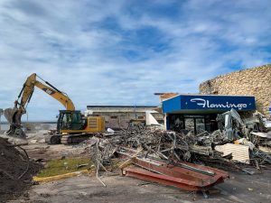 excavator st petersburg flamingo resort commercial demolition site work