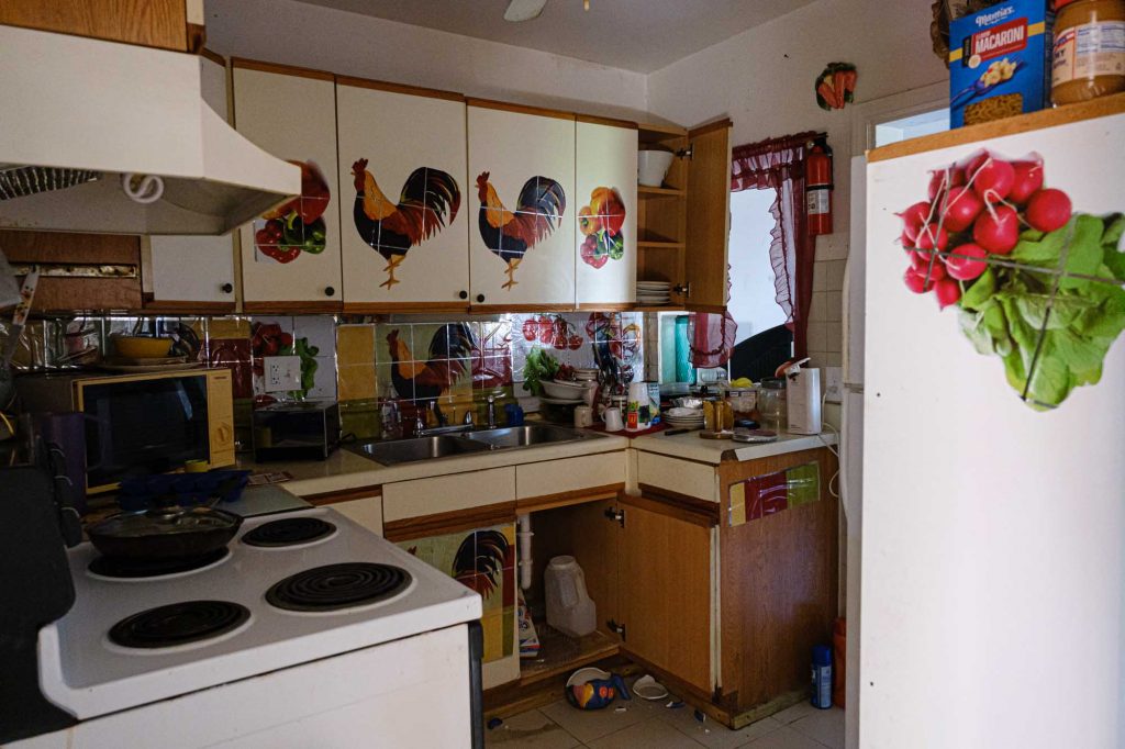 St. Petersburg house demolition kitchen interior