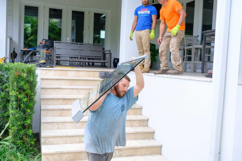 Removing a Glass Railing Simple and Clean Demolition
