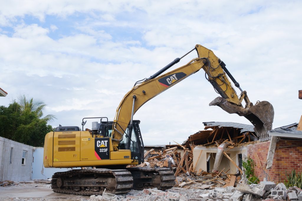 partial house residential demolition