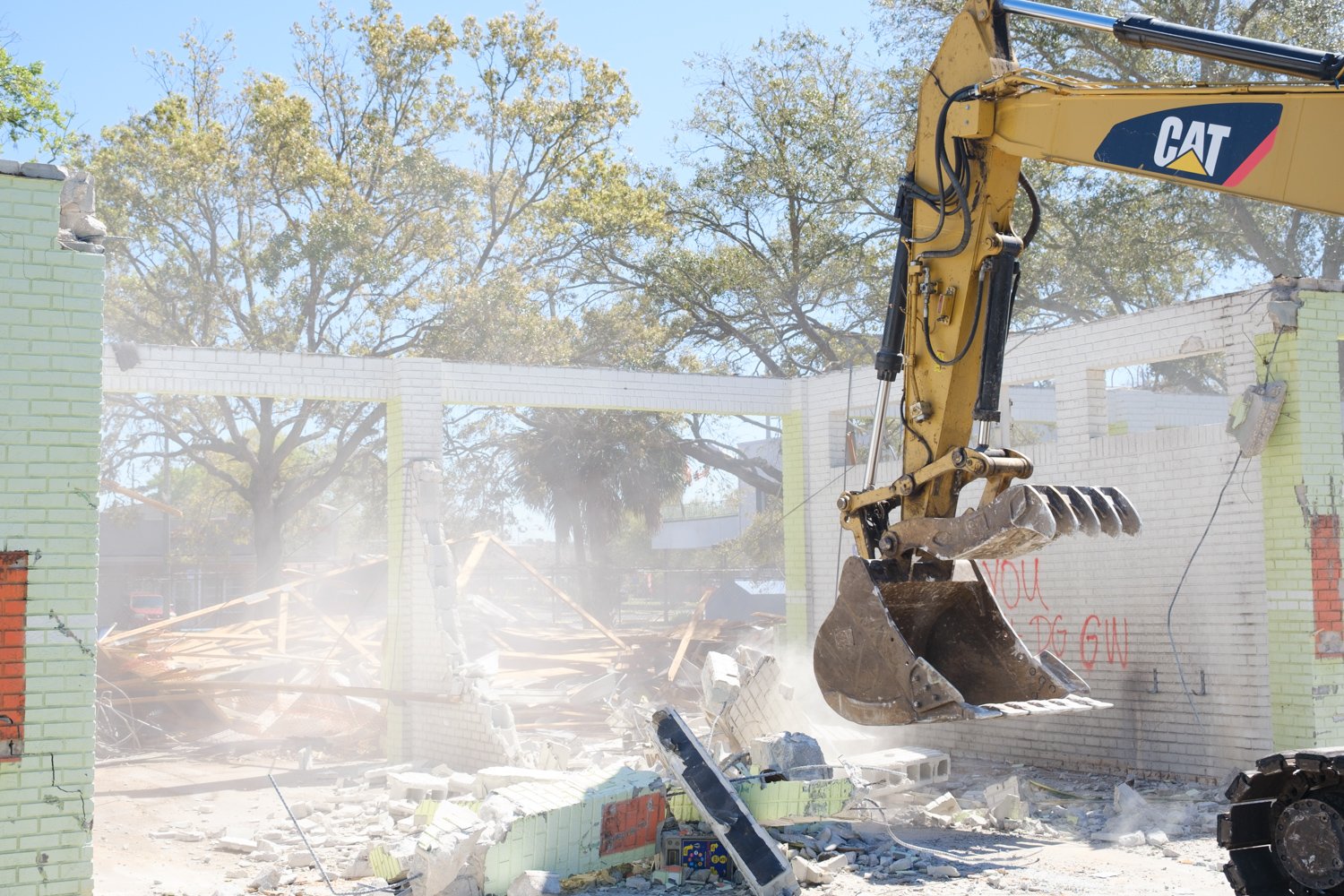 Demolishing the Hutchinson Car Wash AAA Service Company